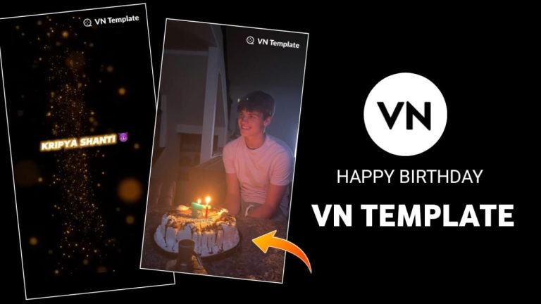 Happy Birthday VN Template QR Code