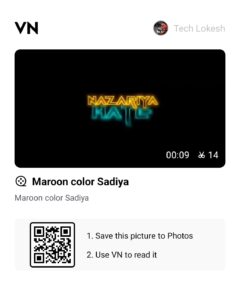 Maroon Color Sadiya Song Vn Template Link