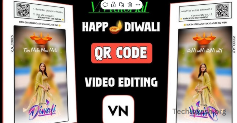 Vn Happy Diwali Qr Code Template